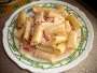 Pasta con melanzane sott'olio (Mara Reggio)