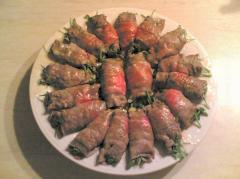 Involtini alla rucola