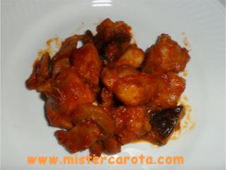 Coniglio alla cacciatora con funghi 