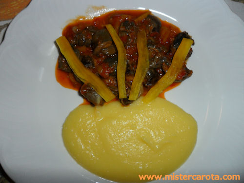 Lumache stufate con peperoni