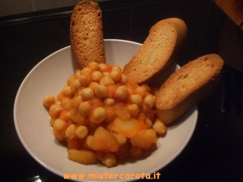 Zuppa di ceci e patate