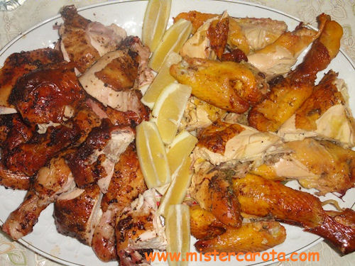 Polli nel Big Green Egg - barbecue ceramica