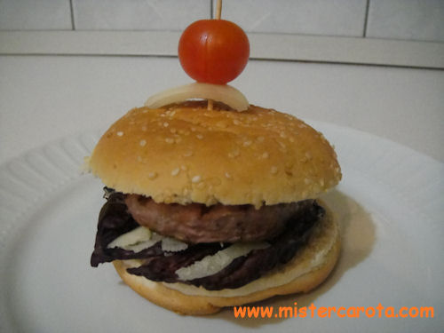 Hamburger di pollo e tacchino o Chickenturkeyburger